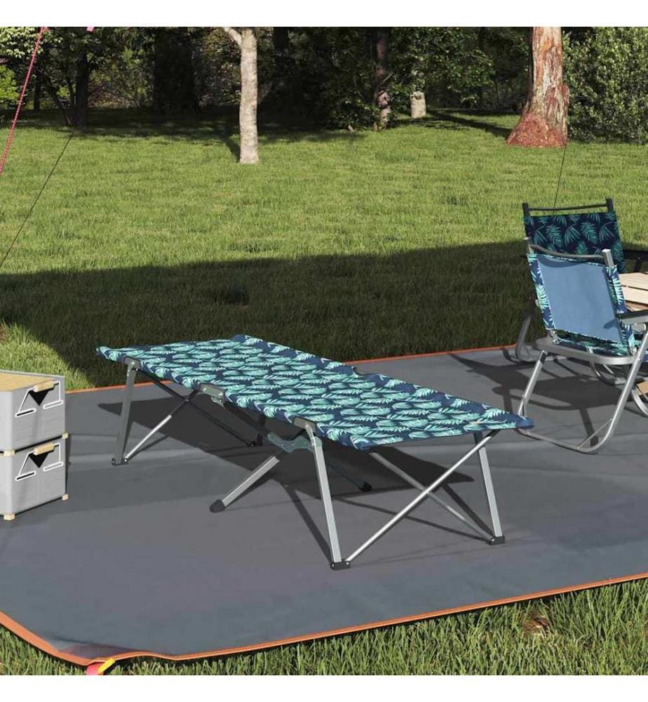 Klapp Schlafbett fürs Camping Blatt Wald 194 x 62,5 x 42,5 cm