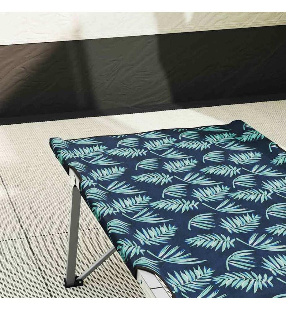 Klapp Schlafbett fürs Camping Blatt Wald 194 x 62,5 x 42,5 cm
