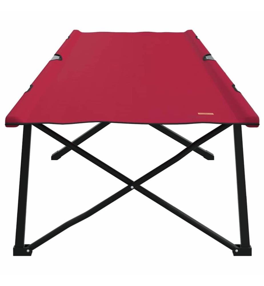 Klapp Schlafbett fürs Camping 2 pcs Rot 206 x 76 x 74 cm
