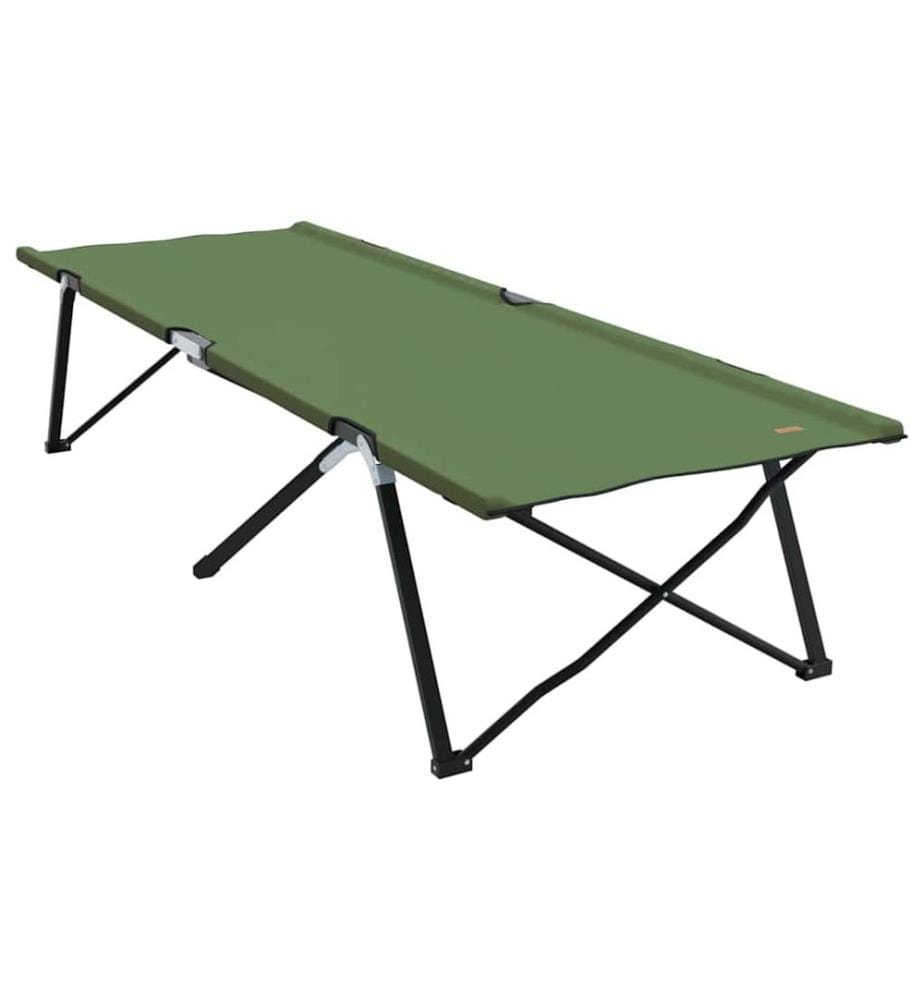 Klapp Schlafbett fürs Camping 2 pcs Grün 206 x 76 x 74 cm