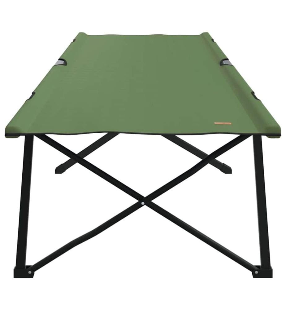 Klapp Schlafbett fürs Camping 2 pcs Grün 206 x 76 x 74 cm