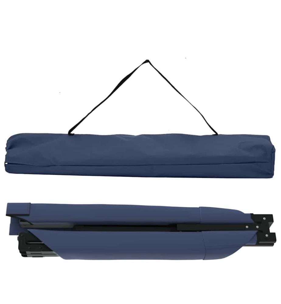 Lit de camping pliant Bleu 193 x 69 x 45 cm Tissu Oxford