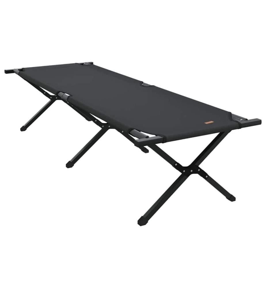 Klapp Schlafbett fürs Camping 2 pcs Schwarz 193 x 69 x 45 cm
