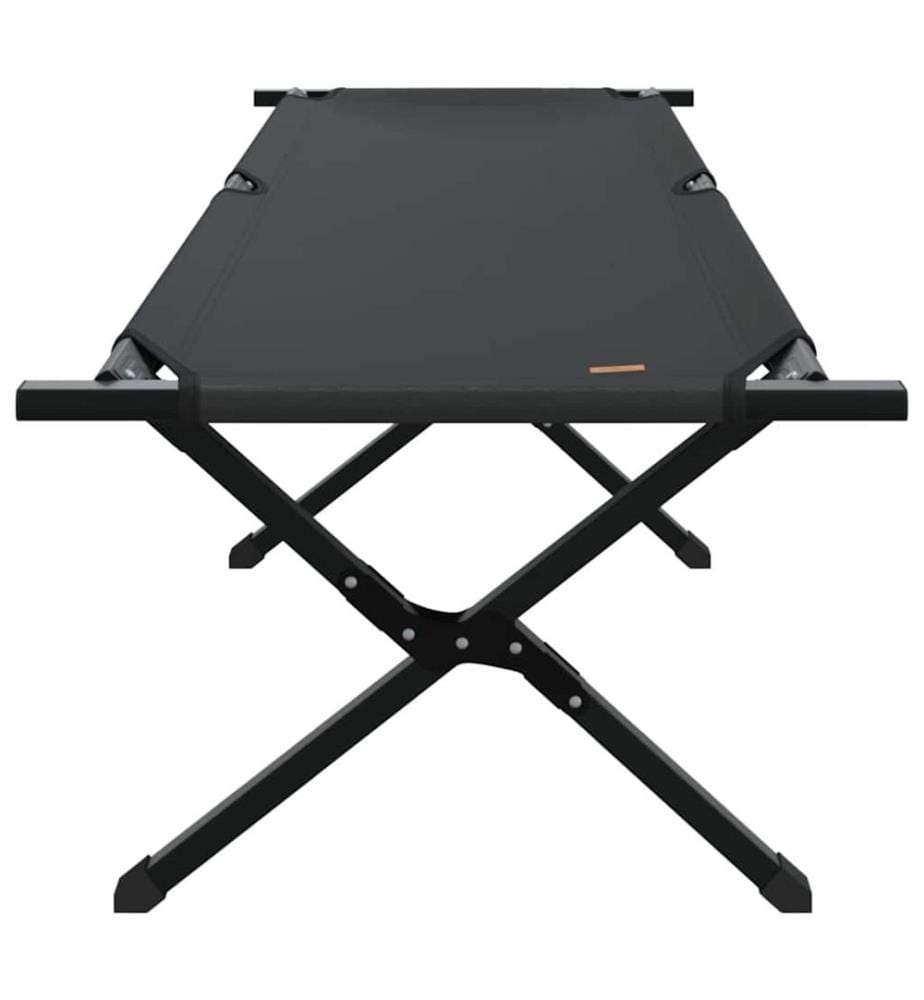 Klapp Schlafbett fürs Camping 2 pcs Schwarz 193 x 69 x 45 cm
