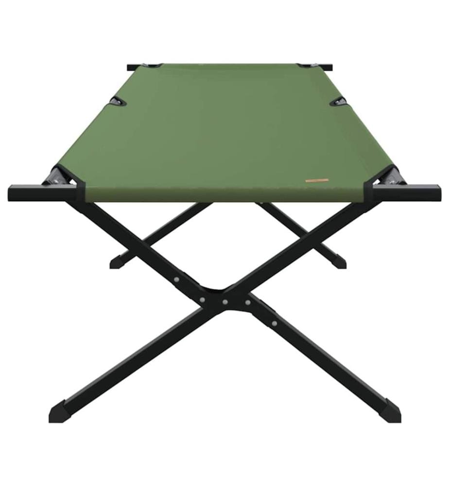 Klapp Schlafbett fürs Camping 2 pcs Grün 210 x 80 x 46 cm