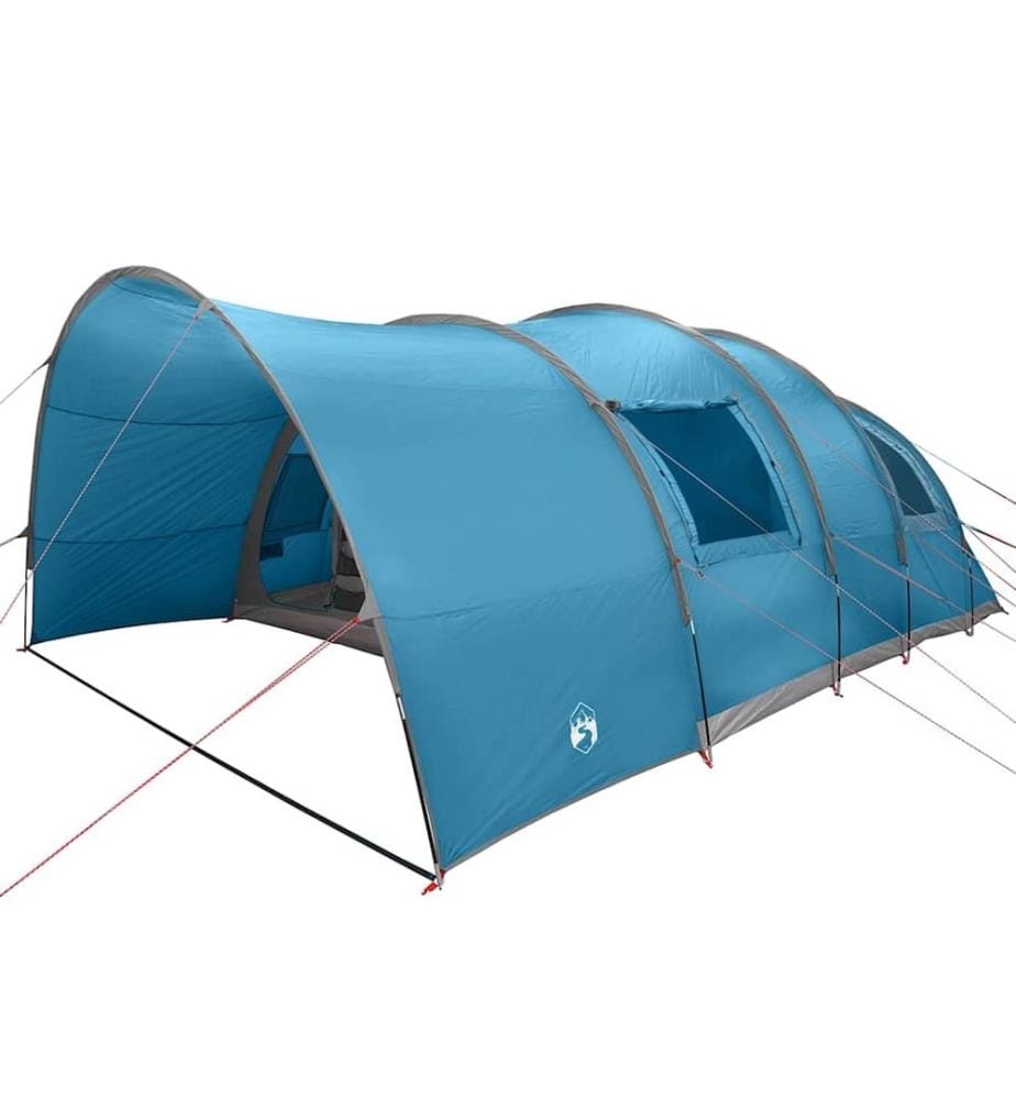 Tente Tunnel 8-Personnes avec toit Bleu 710 x 460 x 245 cm