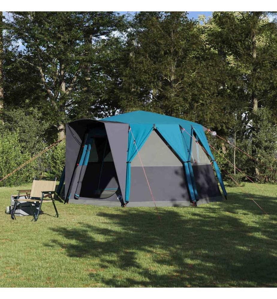 Zelt für 6 Personen mit Dach Blau 425 x 396 x 222 cm