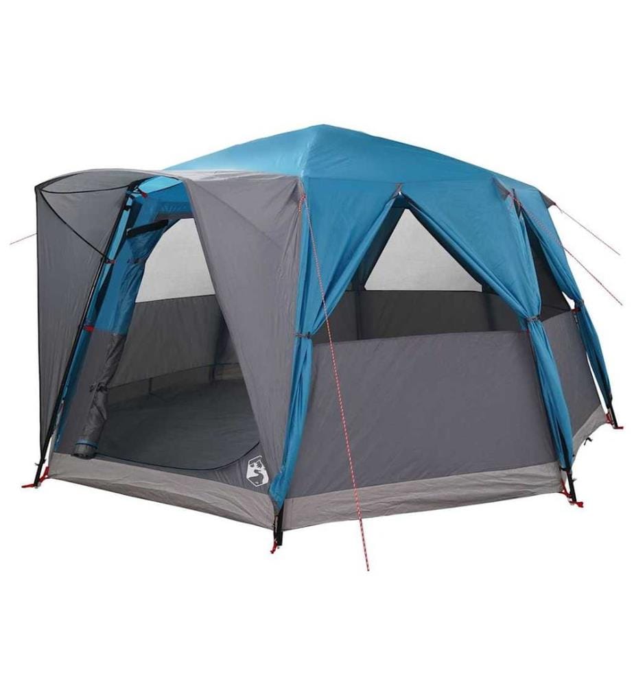 Zelt für 6 Personen mit Dach Blau 425 x 396 x 222 cm