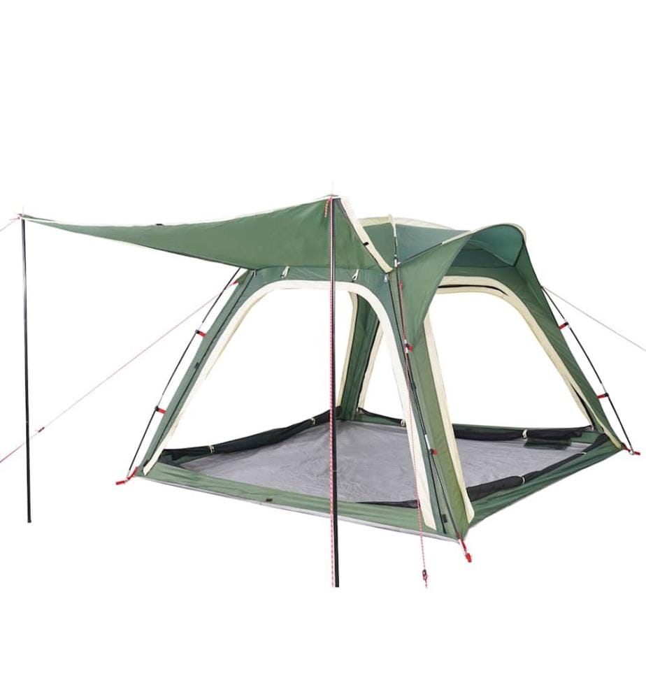 Campingzelt 4 Personen Grün Quick Release Wasserfest
