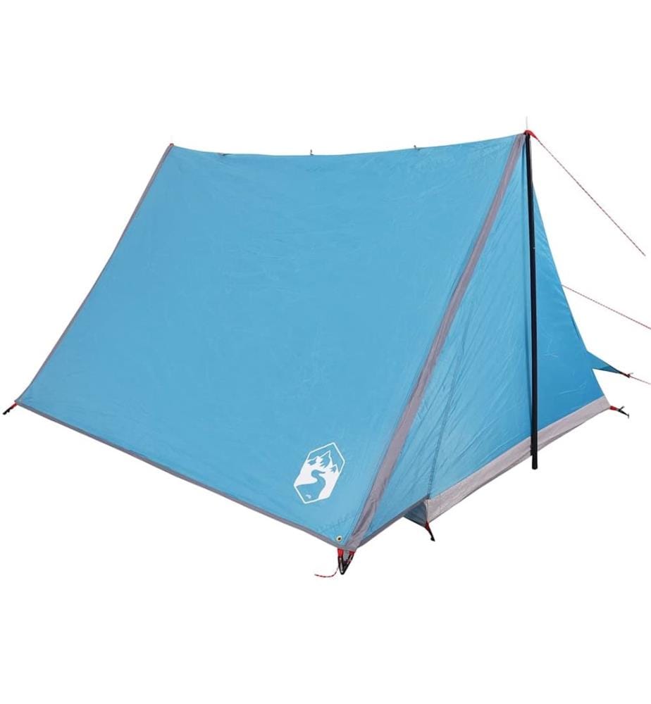 Tente de camping 2 personnes bleu imperméable