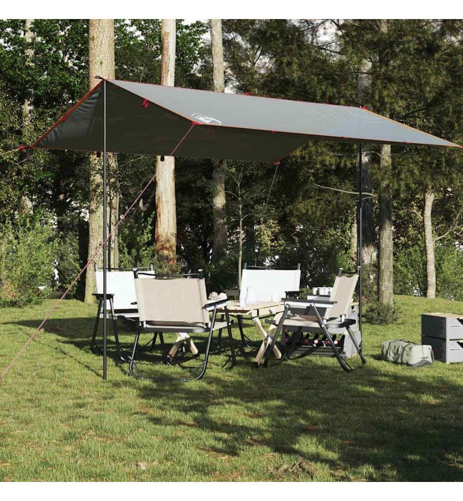 Tarp Grau und Orange 360x294 cm Wasserdicht