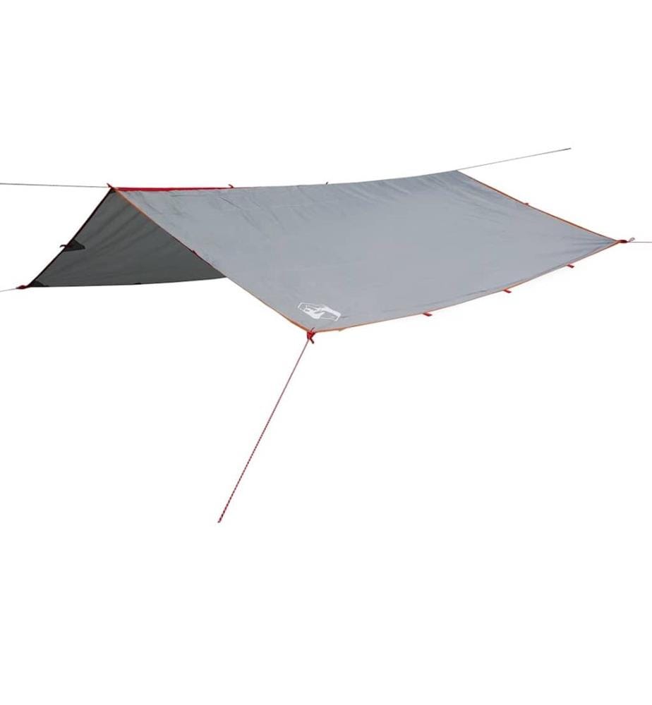 Tarp Grau und Orange 400x294 cm Wasserdicht