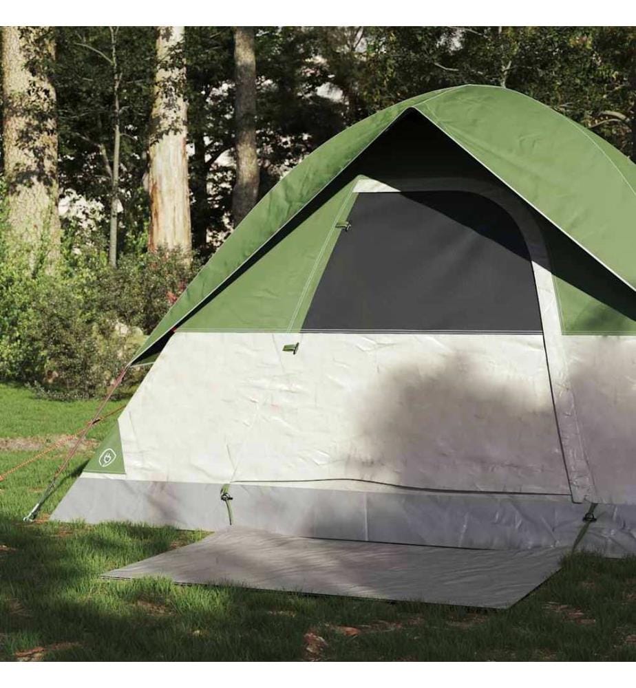 Kuppel-Campingzelt 2 Personen Grün Wasserdicht