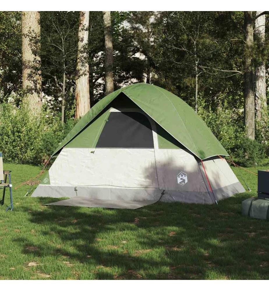 Kuppel-Campingzelt 2 Personen Grün Wasserdicht