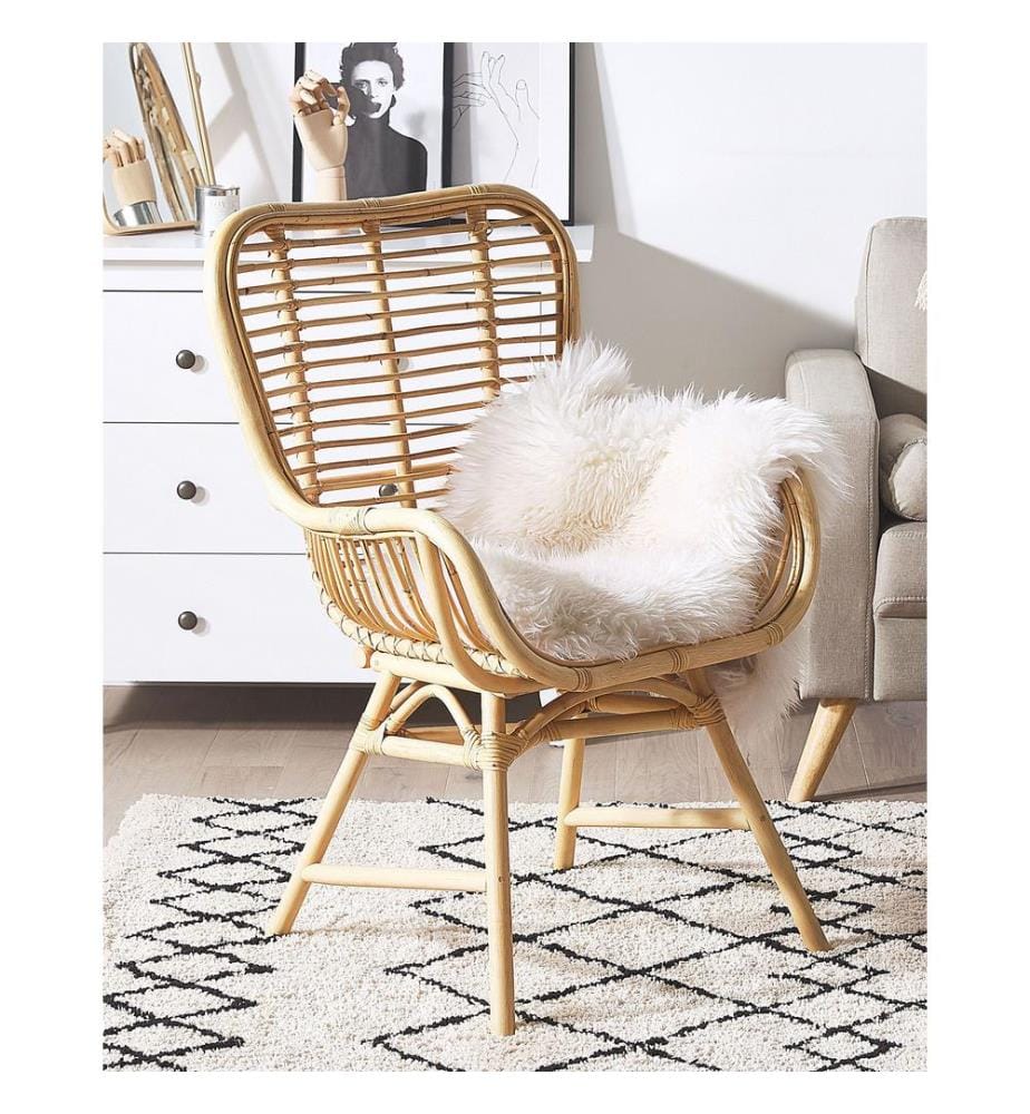 Esszimmerstuhl TOGO Rattan Naturfarben