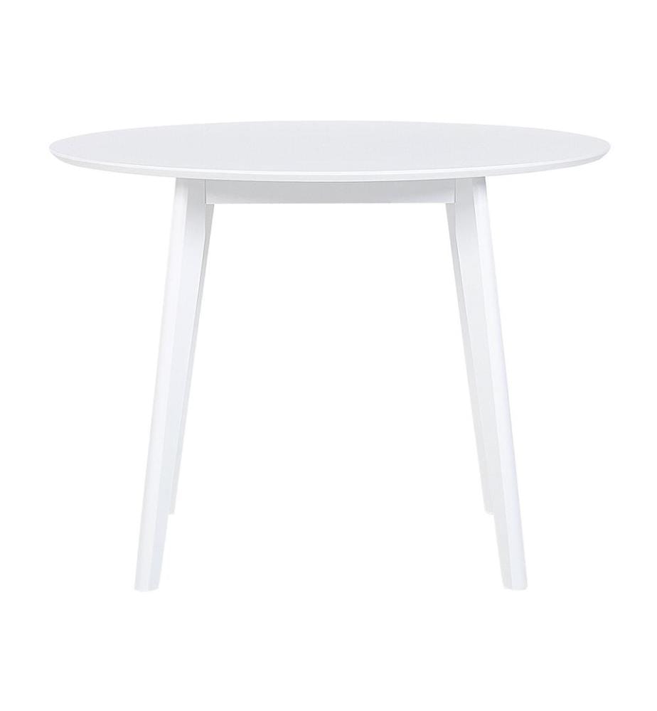 Table de repas ROXBY Blanc 100 cm 100 cm Bois de pin