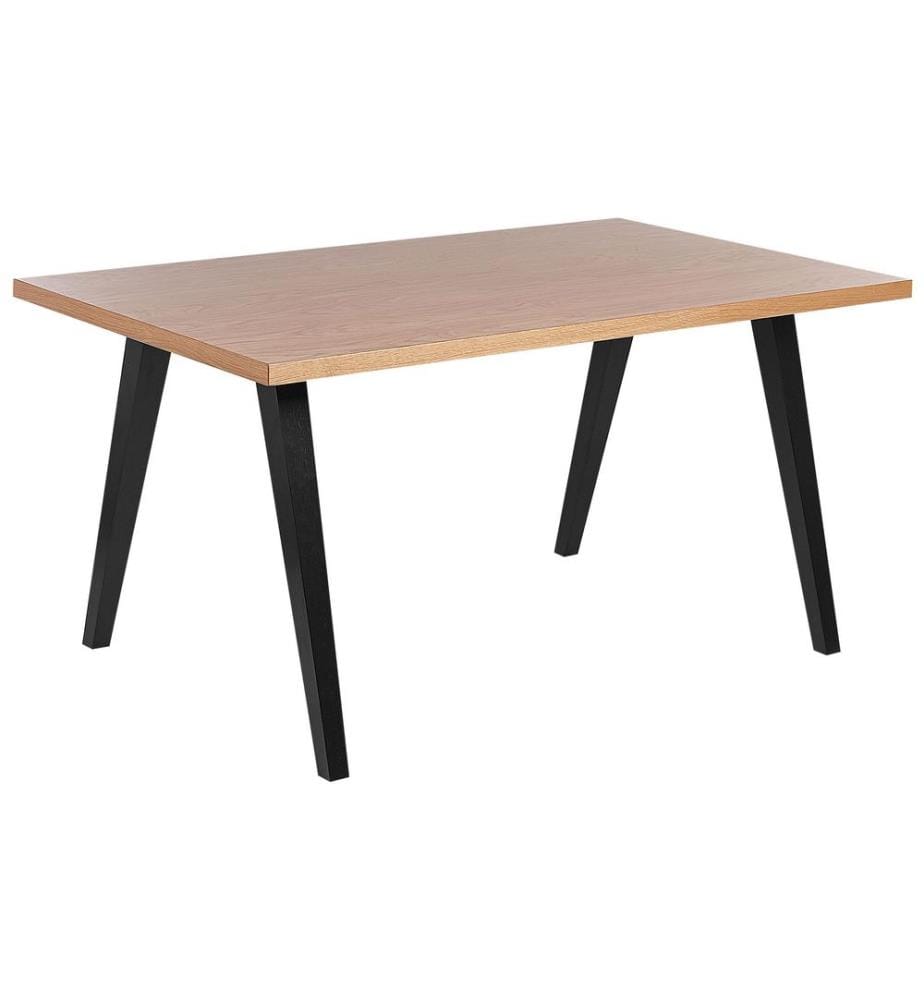 Table de repas LENISTER Marron/noir 150 cm 90 cm