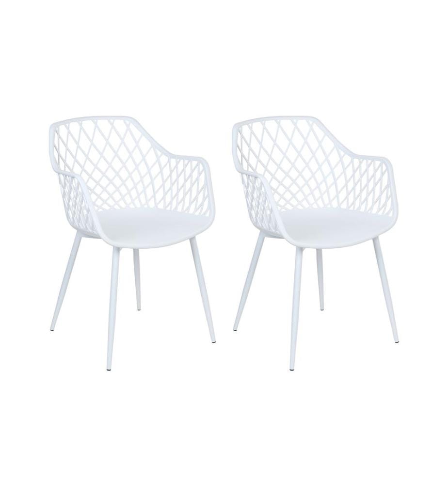 Esszimmerstuhl 2er Set NASHUA II Weiss