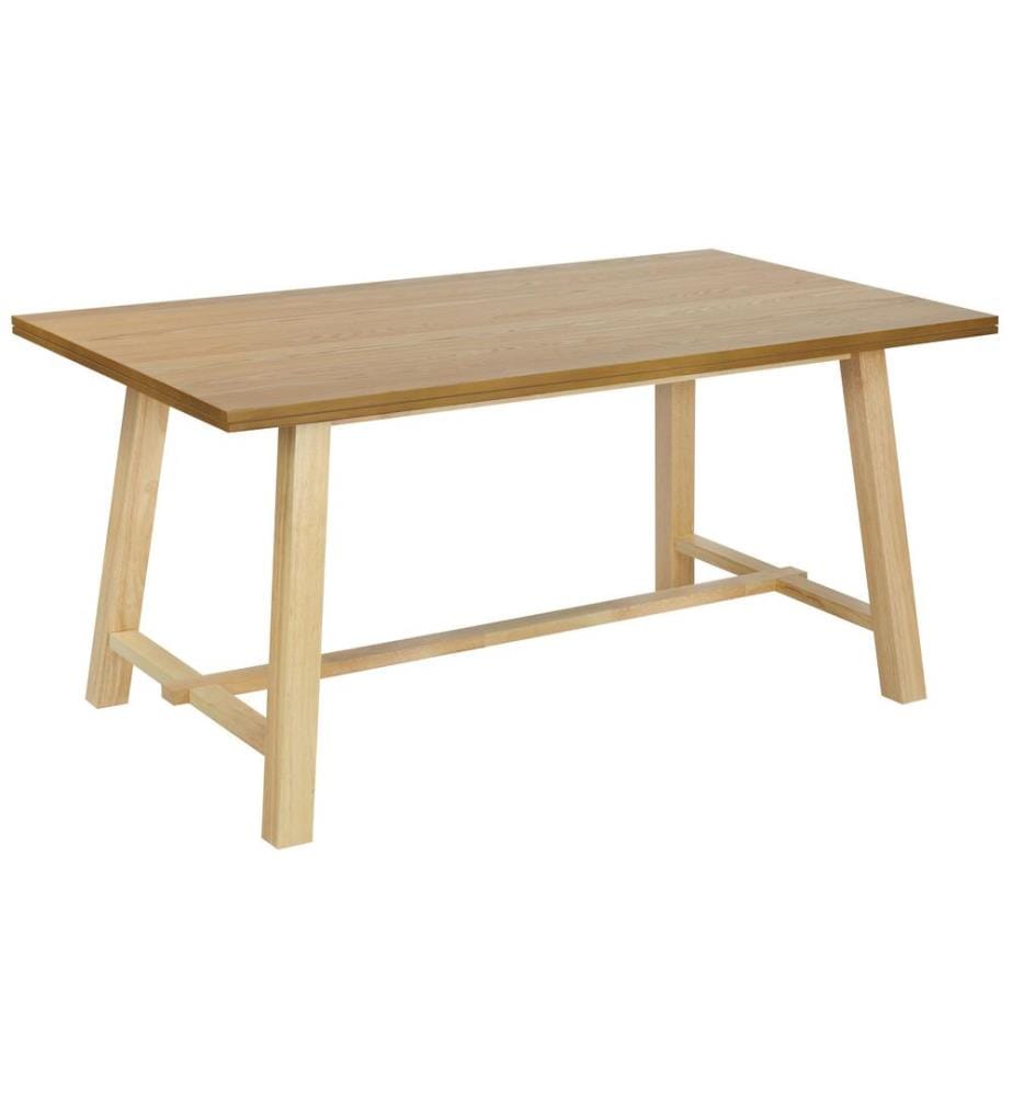 Esstisch BARNES Naturfarbene Esche 160 cm 90 cm