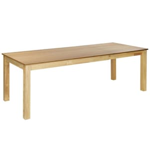 Table de salle à manger extensible MADURA Frêne naturel 160/240 cm 90 cm