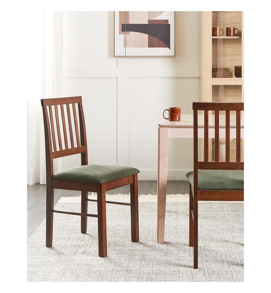 Set di 2 sedie da pranzo ORONO Legno Marrone scuro