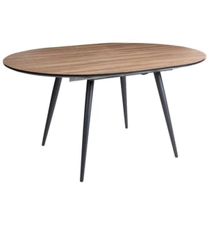 Table de salle à manger extensible SENIAC Marron 110/150 cm 112 cm