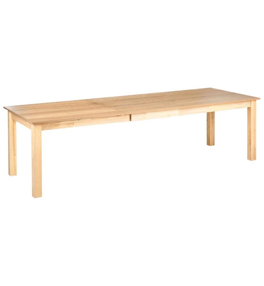 Table de salle à manger extensible MADURA Frêne clair 180/280 cm 100 cm