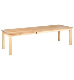 Table de salle à manger extensible MADURA Frêne clair 180/280 cm 100 cm