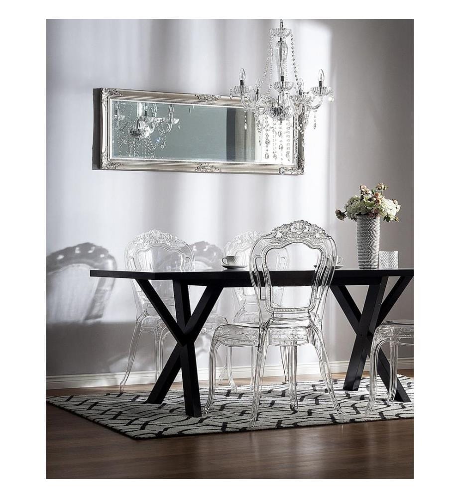 Esszimmerstuhl 2er Set VERMONT Transparent