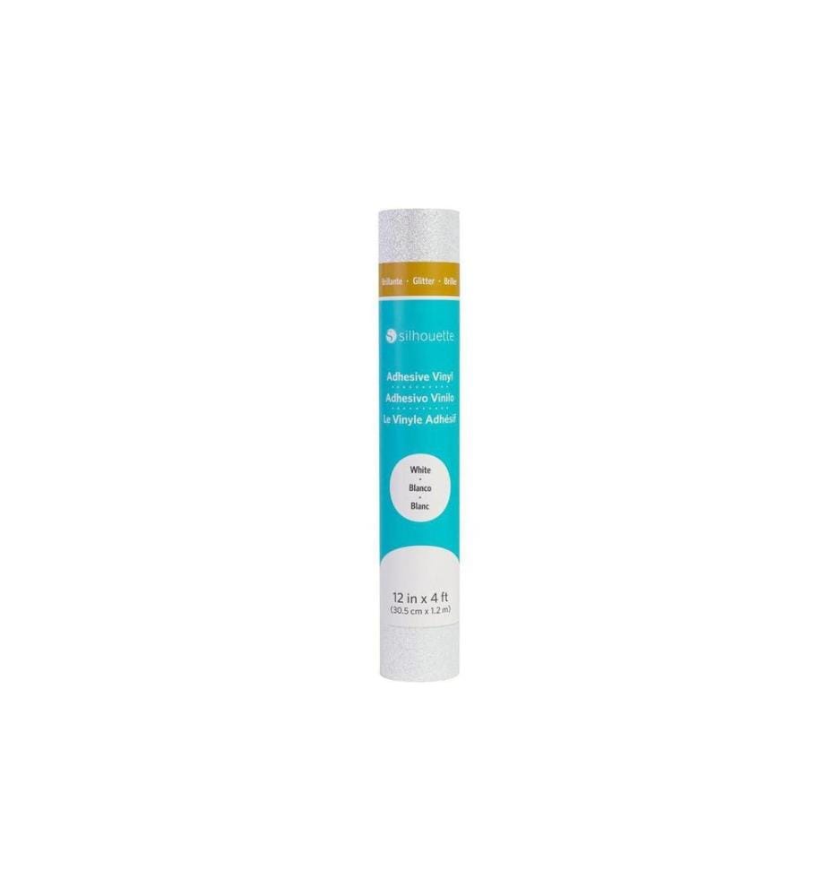 SILHOUETTE - Film de vinyle Glitter 30.5 Blanc