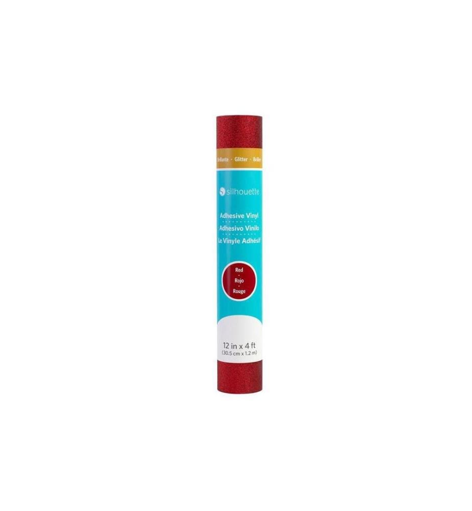 SILHOUETTE - Film de vinyle Glitter 30.5 Rouge