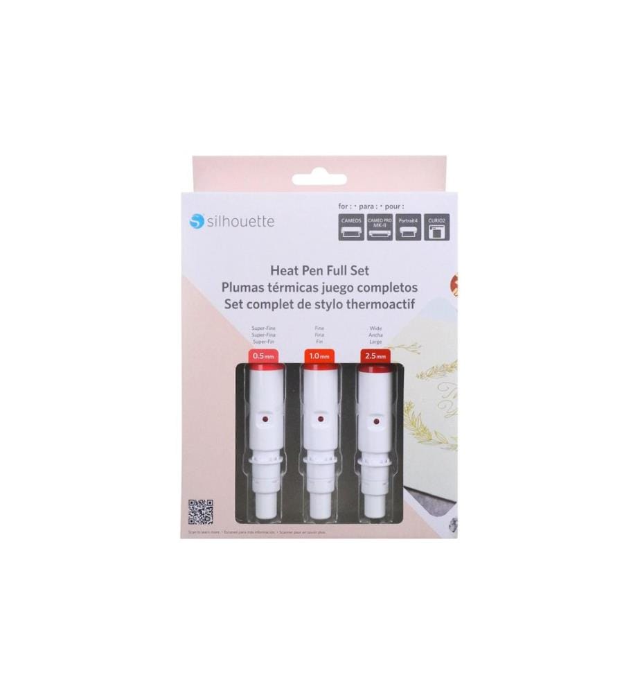SILHOUETTE - Stylo thermique 3 pièces 0,5 mm, 1 mm, 2,5 mm
