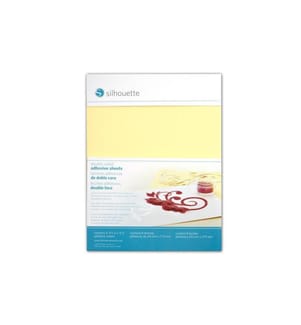 SILHOUETTE - Stickerpapier Doppelseitig  Gelb/Weiss