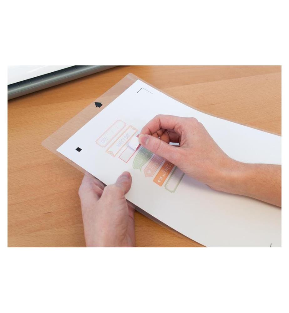 SILHOUETTE - Stickerpapier bedruckbare Aufkleber weiss
