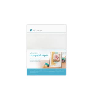 SILHOUETTE - Wellpapier corrugated paper Weiss