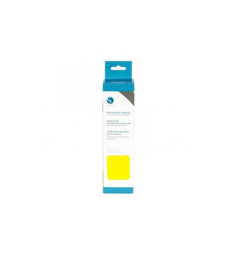 SILHOUETTE - Aufbügelfolie 22.9 cm x 91.4 cm Lemon, glatt