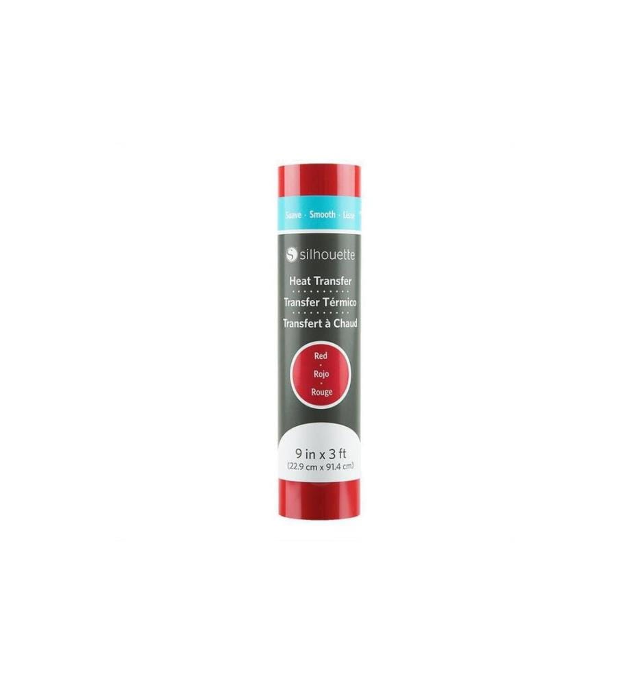 SILHOUETTE - Film thermocollant 22.9 x 91.4 cm Rouge, lisse