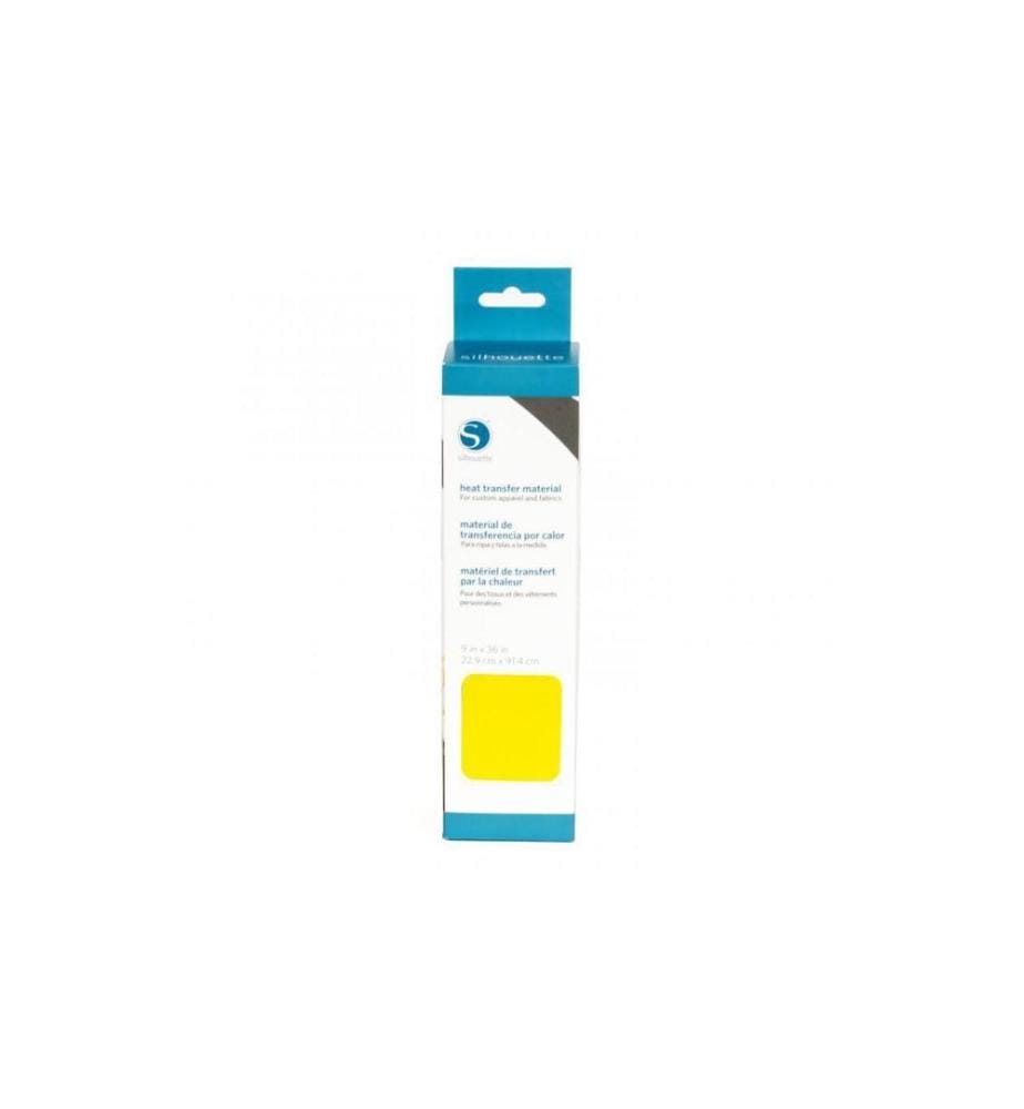 SILHOUETTE - Film thermocollant 22.9 cm x 91.4 cm Jaune, floqué