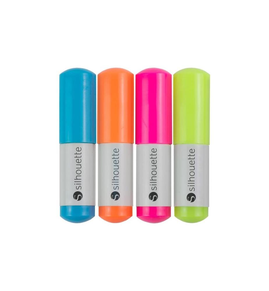 SILHOUETTE - Zubehör Zeichenstifte-Set Neon 4 Stück