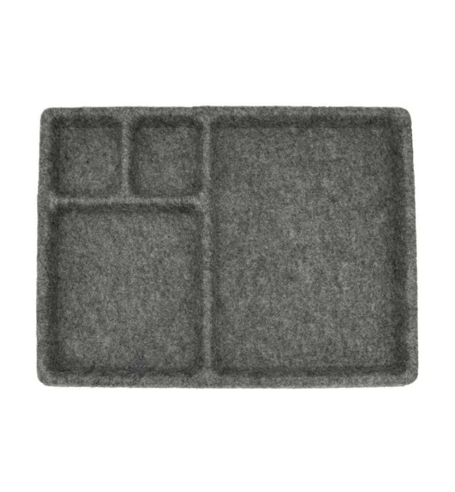 KIKKERLAND - Aufbewahrungsbox Felt Organizer Tray aus Filz