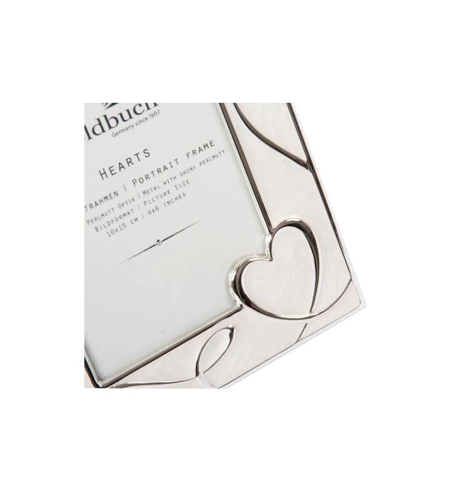 GOLDBUCH - Bilderrahmen Hearts Silber, 10 x 15 cm