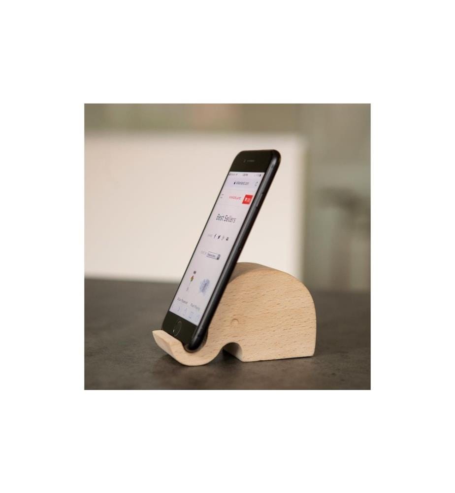 KIKKERLAND - Support pour smartphone Éléphant, Nature