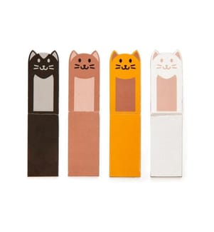 KIKKERLAND - Lesezeichen Katzen 4 Magnete