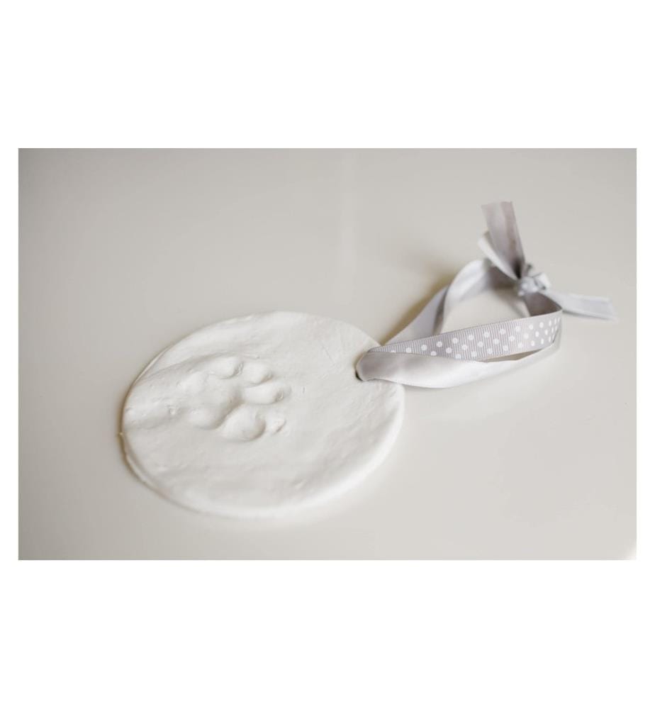 pearhead - Pfotenabdruck Ornament, Grau
