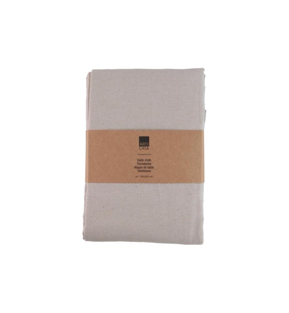 Arti Casa Tischdecke 240 cm x 150 cm, Beige