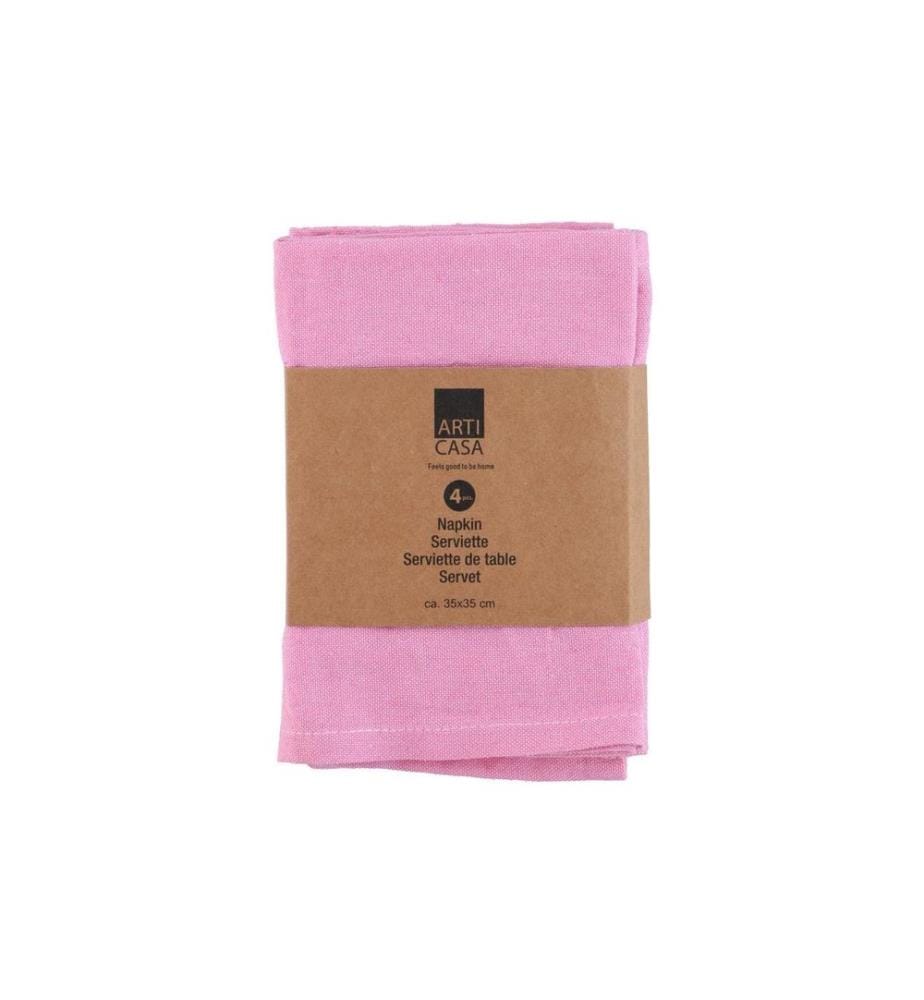 Arti Casa Servietten 35 x 35 cm, Pink