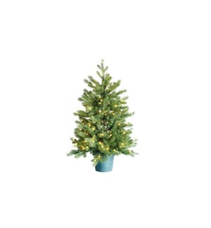 Botanic-Haus Weihnachtsbaum De Luxe 144 LEDs Easy Shape 90 cm