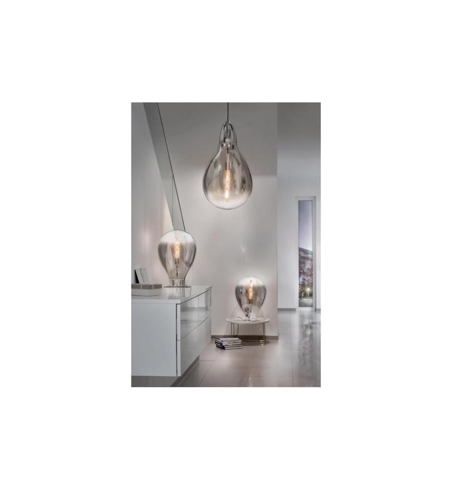 SOMPEX Tischleuchte Bolha 1x E27 44 cm, Smoke