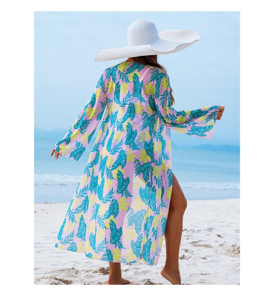 Ensemble de plage tropical - Bleu ciel