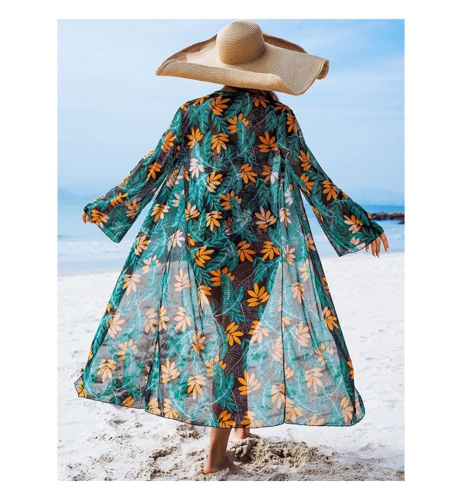 Ensemble de plage tropical - Vert émeraude